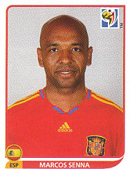 Marcos Senna Spain samolepka Panini World Cup 2010 #572